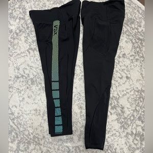 Lot of 2 Victoria Sport Knockout Leggings size Small
